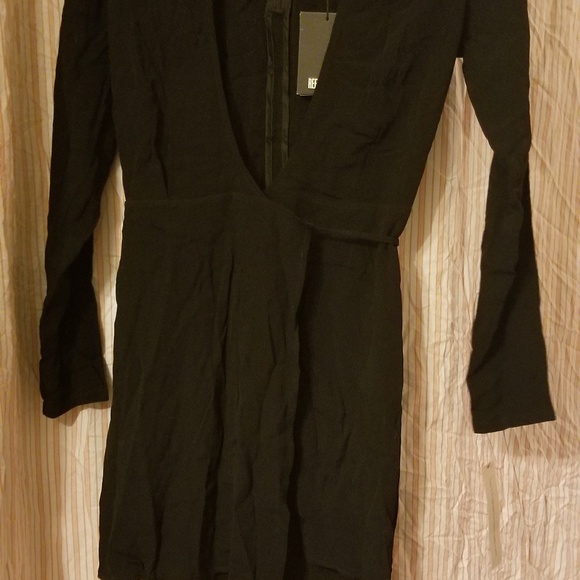 Reformation black Campbell Dress  xs - Picture 8 of 8